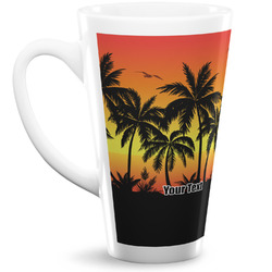 Tropical Sunset Latte Mug (Personalized)