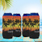Tropical Sunset 16oz Can Sleeve - Set of 4 - LIFESTYLE
