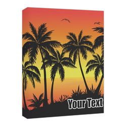 Tropical Sunset Canvas Print - 16x20 (Personalized)