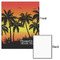 Tropical Sunset 16x20 - Matte Poster - Front & Back