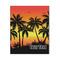 Tropical Sunset 16x20 Wood Print - Front View