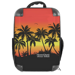 Tropical Sunset Hard Shell Backpack (Personalized)