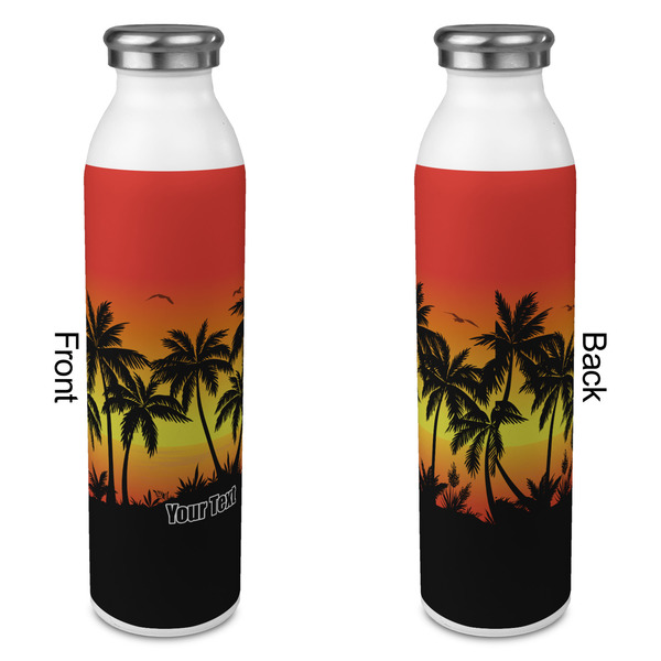 Tropical Sunset 20oz Water Bottles - Full Print - Approval
