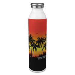 Tropical Sunset 20oz Stainless Steel Water Bottle - Full Print (Personalized)