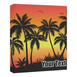 Tropical Sunset Canvas Print - 20x24 (Personalized)