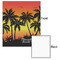 Tropical Sunset 20x24 - Matte Poster - Front & Back
