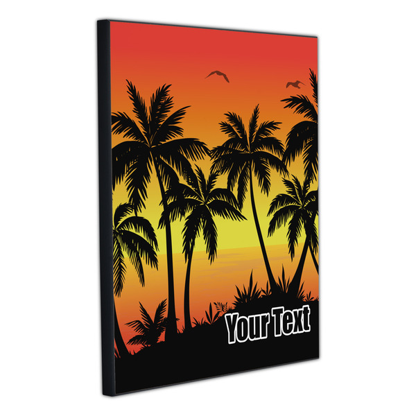 Tropical Sunset 20x24 Wood Print - Angle View