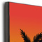 Tropical Sunset 20x24 Wood Print - Closeup
