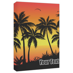 Tropical Sunset Canvas Print - 20x30 (Personalized)