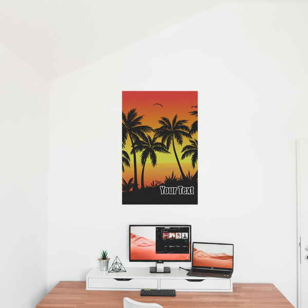 Tropical Sunset 20x30 - Matte Poster - On the Wall