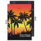 Tropical Sunset 20x30 Wood Print - Front & Back View