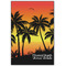 Tropical Sunset Wood Print - 20x30 (Personalized)