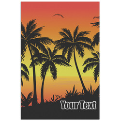 Tropical Sunset Poster - Matte - 24x36 (Personalized)