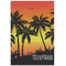 Tropical Sunset Poster - Matte - 24x36 (Personalized)