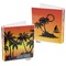 Tropical Sunset 3-Ring Binder Front and Back