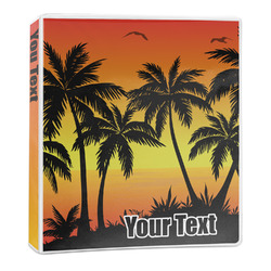 Tropical Sunset 3-Ring Binder - 1 inch (Personalized)