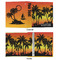 Tropical Sunset 3 Ring Binders - Full Wrap - 1" - APPROVAL