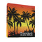 Tropical Sunset 3 Ring Binders - Full Wrap - 1" - FRONT