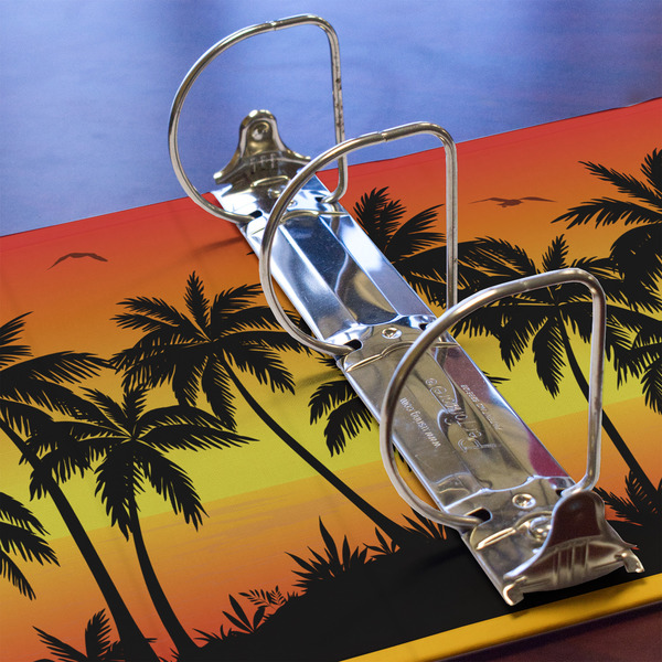 Tropical Sunset 3 Ring Binders - Full Wrap - 3" - DETAIL