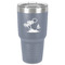 Tropical Sunset 30 oz Stainless Steel Ringneck Tumbler - Grey - Front