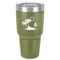 Tropical Sunset 30 oz Stainless Steel Ringneck Tumbler - Olive - Front