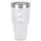 Tropical Sunset 30 oz Stainless Steel Tumbler - White - Single-Sided