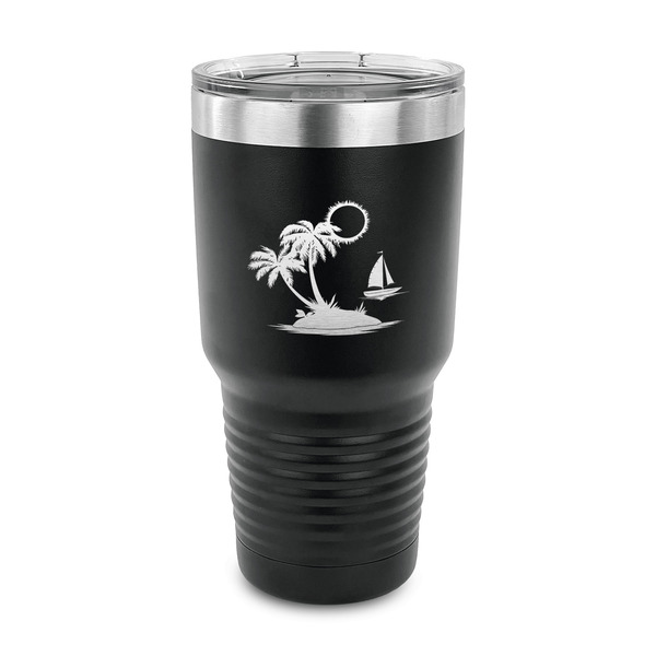 Custom Tropical Sunset 30 oz Stainless Steel Tumbler