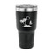 Tropical Sunset 30 oz Stainless Steel Ringneck Tumblers - Black - FRONT