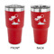Tropical Sunset 30 oz Stainless Steel Tumbler - Red - Double Sided (Personalized)