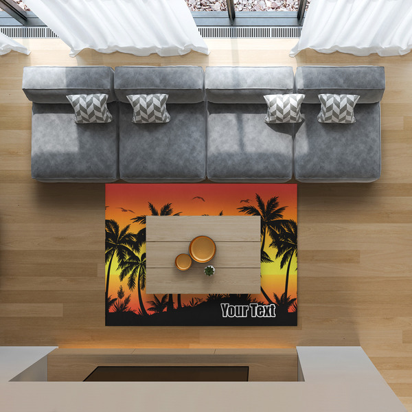 Tropical Sunset 5'x7' Indoor Area Rugs - IN CONTEXT