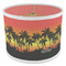 Tropical Sunset 8" Drum Lampshade - ANGLE Poly-Film