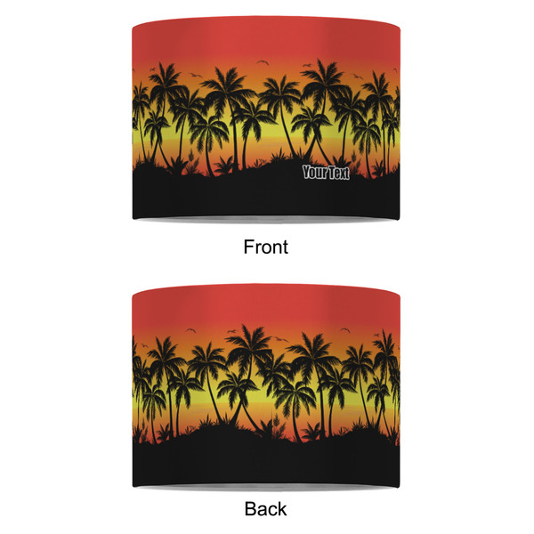 Tropical Sunset 8" Drum Lampshade - APPROVAL (Fabric)