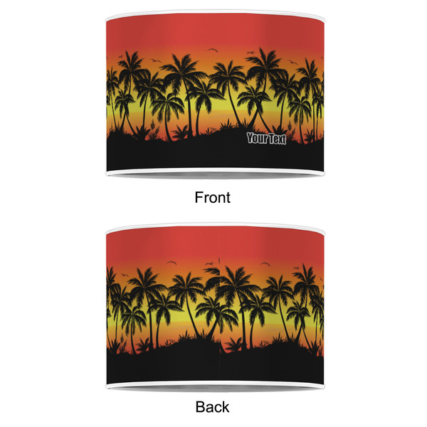 Tropical Sunset 8" Drum Lampshade - APPROVAL (Poly Film)