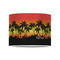 Tropical Sunset 8" Drum Lampshade - FRONT (Poly Film)
