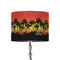 Tropical Sunset 8" Drum Lamp Shade - Fabric (Personalized)