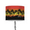 Tropical Sunset 8" Drum Lamp Shade - Poly-film (Personalized)