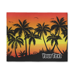 Tropical Sunset 8' x 10' Indoor Area Rug (Personalized)
