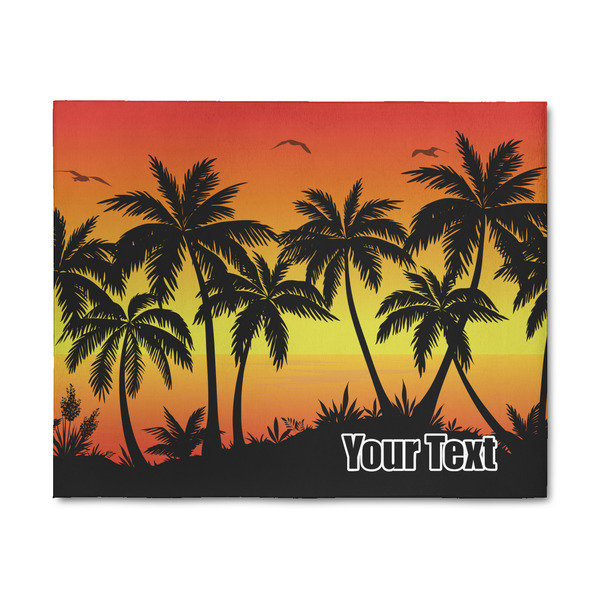 Custom Tropical Sunset 8' x 10' Indoor Area Rug (Personalized)