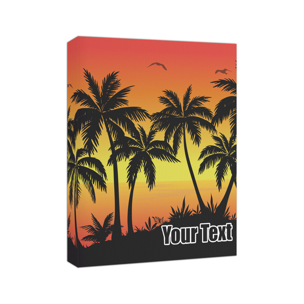 Tropical Sunset 8x10 - Canvas Print - Angled View