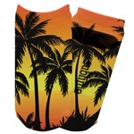 Tropical Sunset Adult Ankle Socks (Personalized)