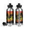 Tropical Sunset Aluminum Water Bottle - Front and Back