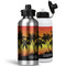 Tropical Sunset Aluminum Water Bottles - MAIN (white &silver)