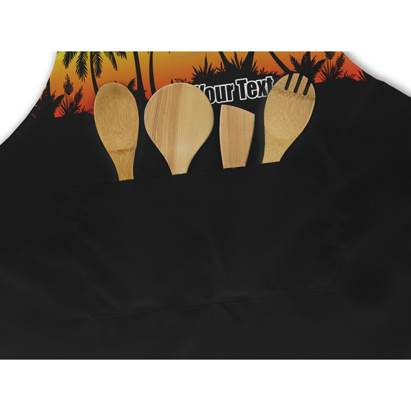 Tropical Sunset Apron - Pocket Detail with Props
