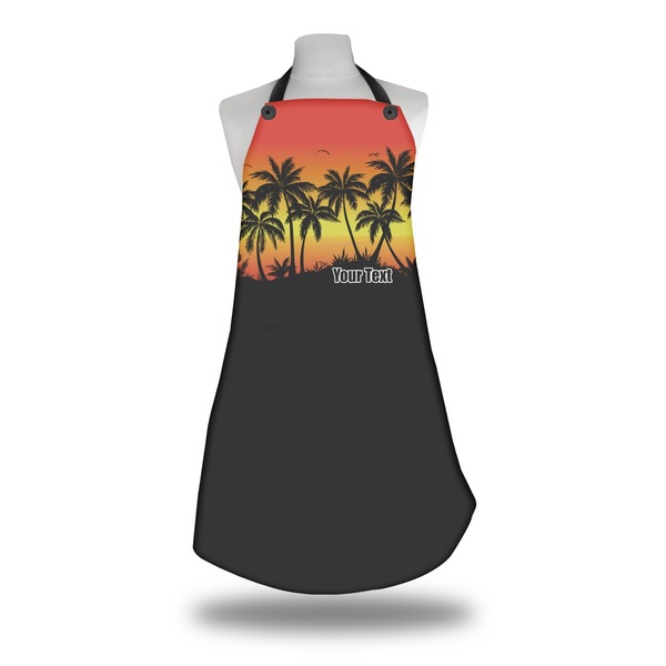 Custom Tropical Sunset Apron w/ Name or Text