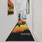 Tropical Sunset Area Rug Sizes - In Context (vertical)