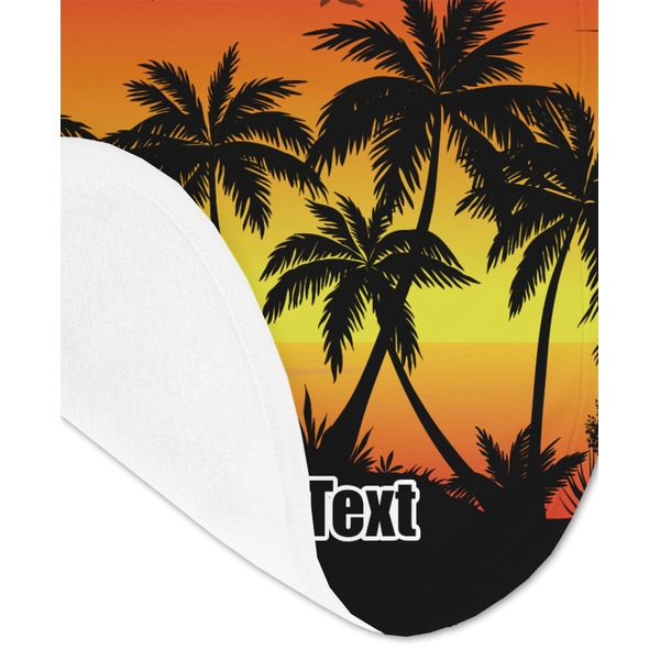 Tropical Sunset Baby Bib - AFT detail