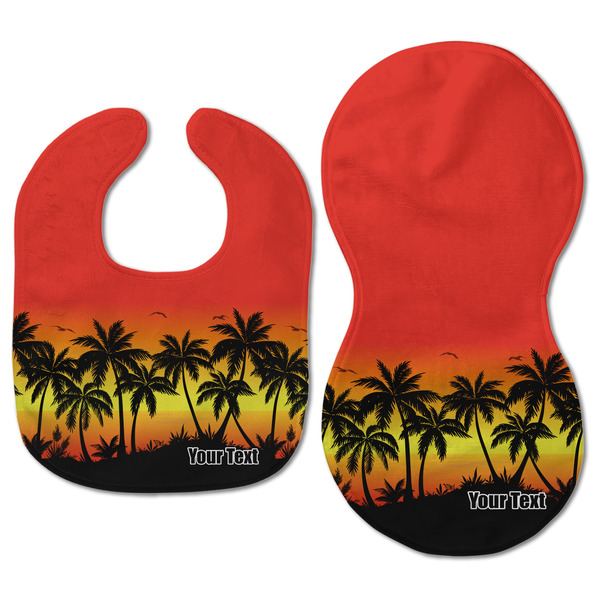 Tropical Sunset Baby Bib & Burp Set - Approval (new bib & burp)