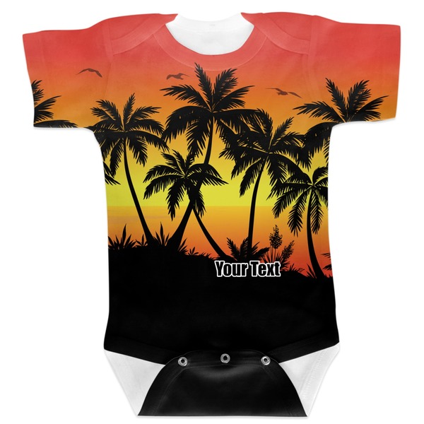 Custom Tropical Sunset Baby Bodysuit 12-18 (Personalized)
