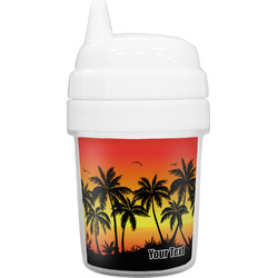 Tropical Sunset Baby Sippy Cup (Personalized)