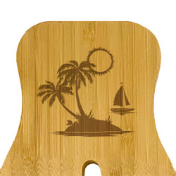 Tropical Sunset Bamboo Salad Mixing Hand